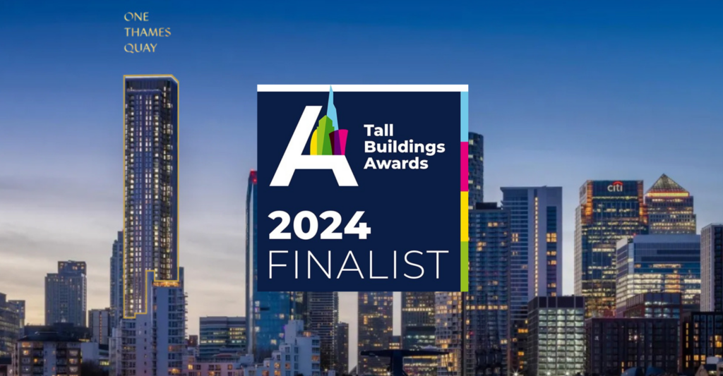 Walsh shortlisted in the Tall Buildings Awards 2024 for our work on One Thames Quay